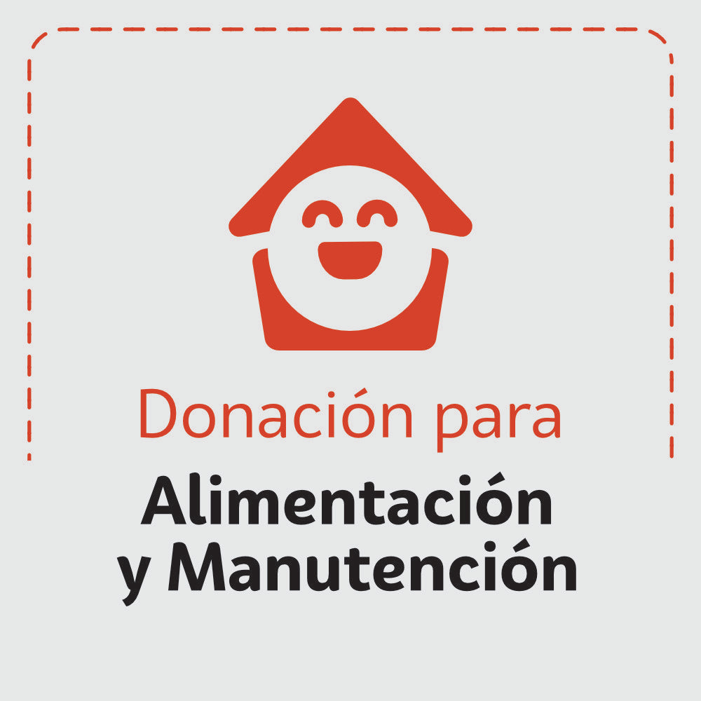 Donación para alimentación y manutención
